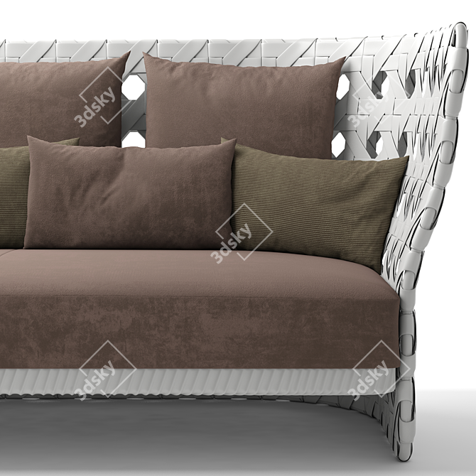 Canasta Sofa - Italian Elegance for Your Home 3D model image 3