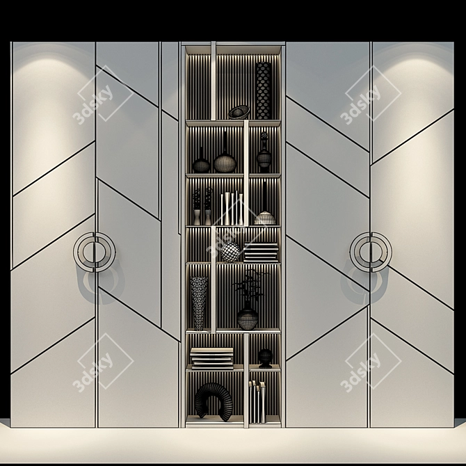 Sleek Storage Solution | 0430 3D model image 2