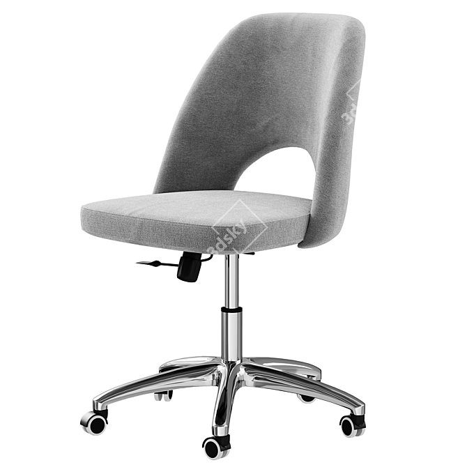 Greta Home Office Chair: Stylish and Functional 3D model image 4