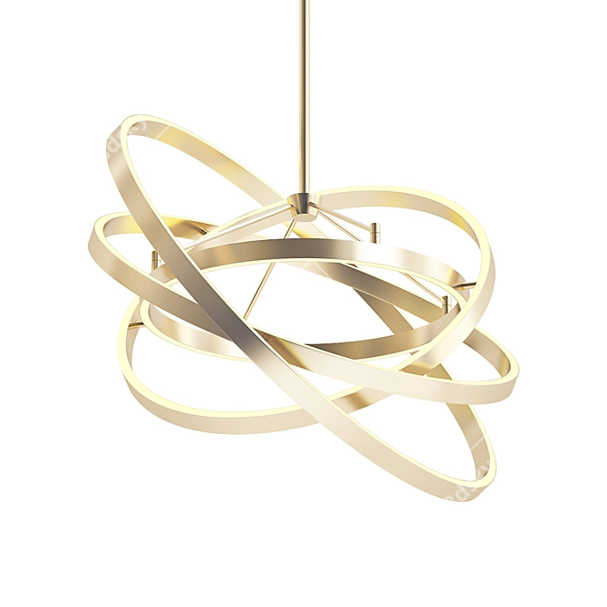 Title: Eichholtz Cassini Chandelier 3D model image 1