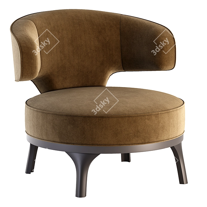 Omari Armchair by Martinez Cardona 3D model image 1