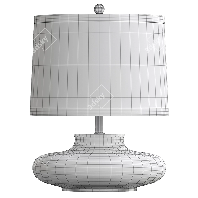 Vintage Chelsea House Gainsboro Lamp 3D model image 2