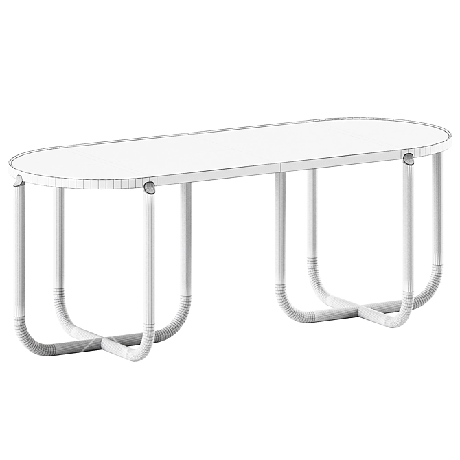 Elegant Verso Coffee Table 3D model image 2