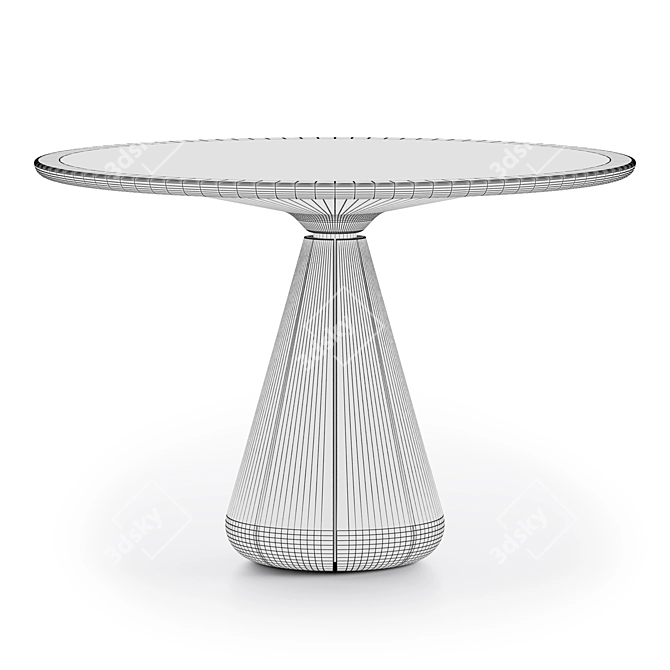 Pendhapa Udukkai Circular Table 3D model image 4