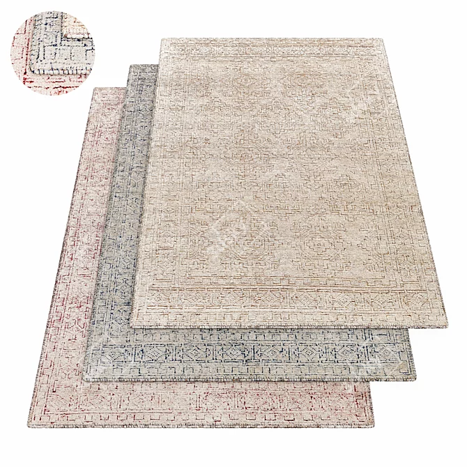 Elegant Bella Rug - Stunning 2015 Design 3D model image 1