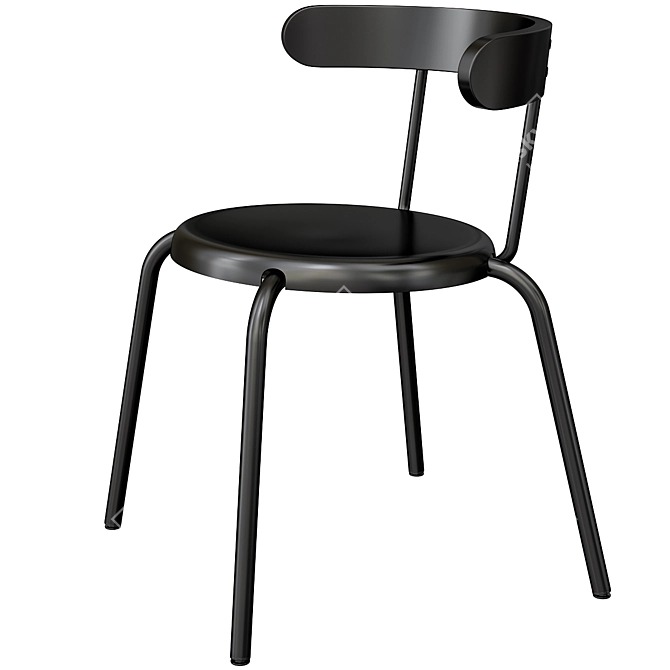 Yngvar Chair: Stylish and Comfortable 3D model image 2