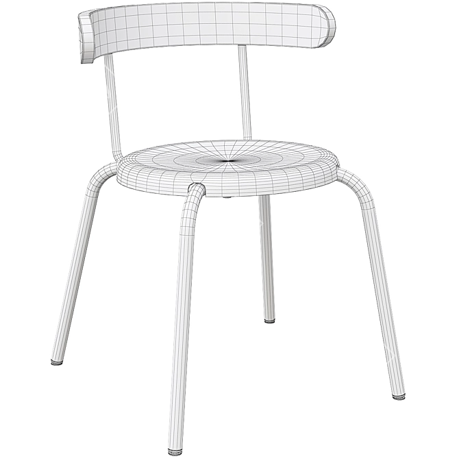 Yngvar Chair: Stylish and Comfortable 3D model image 4