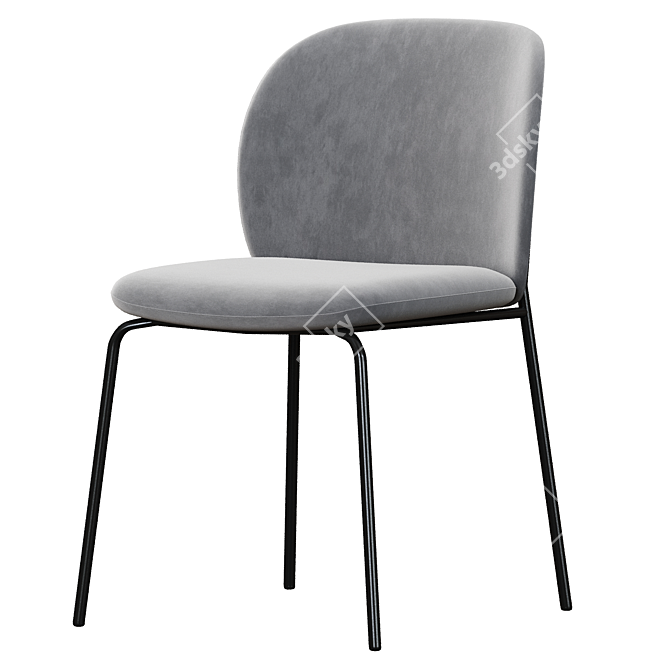 Modern PRINCETON Dining Chair 3D model image 1