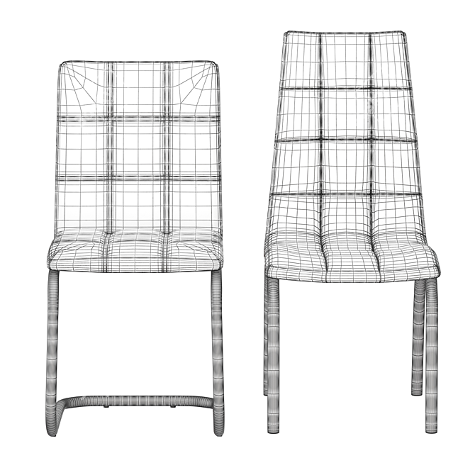 Bordeaux & Avignon Chair Set 3D model image 6