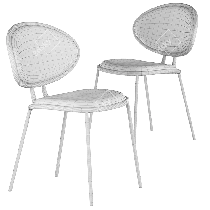 Modern Ergonomic OTTO Chair 3D model image 4