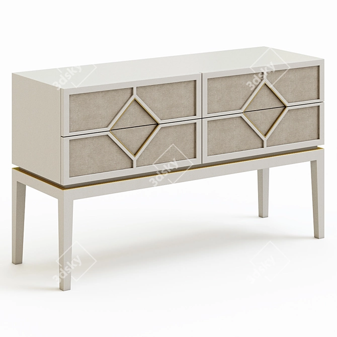 Frato Diamond Dresser - Elegant and Functional 3D model image 1