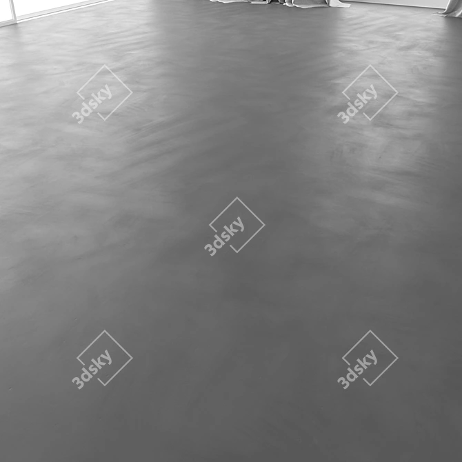 Seamless Self-Leveling Floor Material 3D model image 1