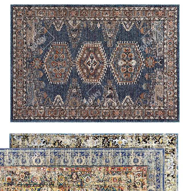 Timeless Elegance Rug 3D model image 1