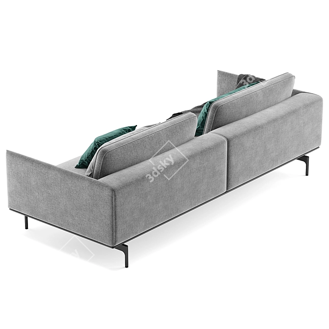 Modern and Luxurious Rolf Benz LIV Sofa 3D model image 5