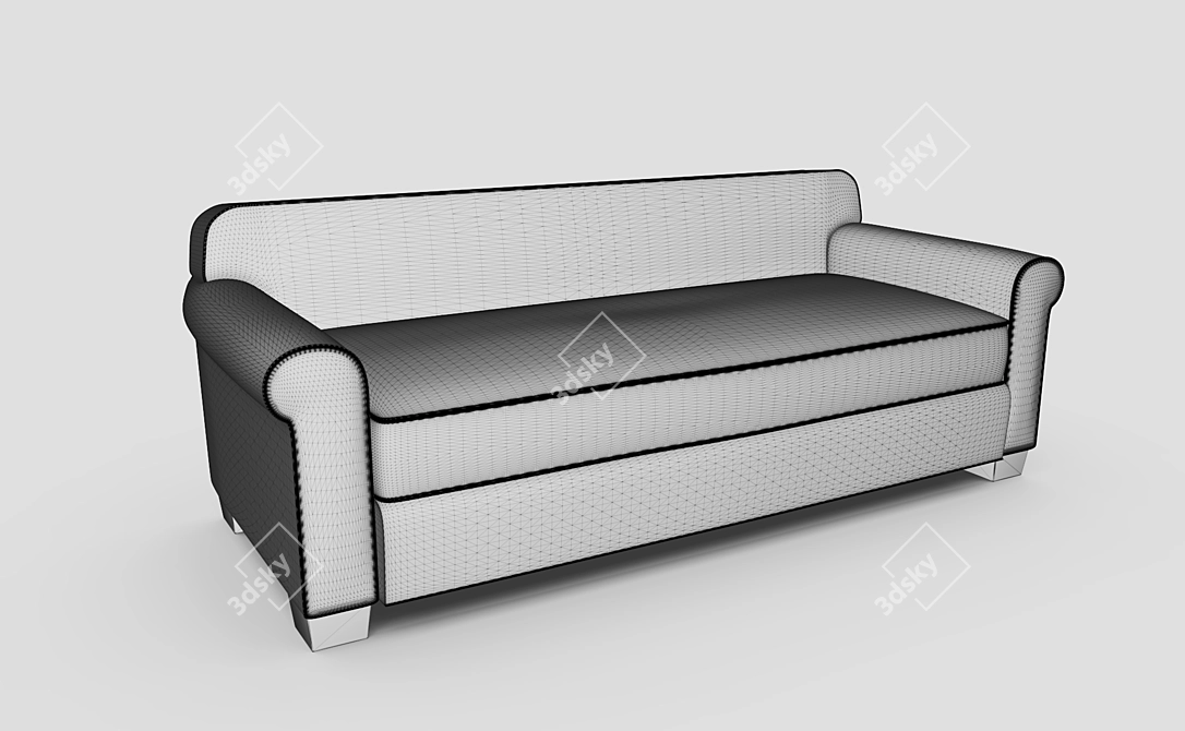 Modern Style Sofa - 3D Model 3D model image 7