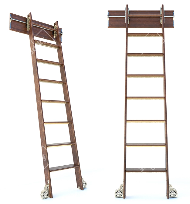 Versatile Folding Ladder 3D model image 1