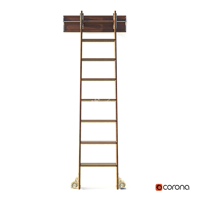 Versatile Folding Ladder 3D model image 7