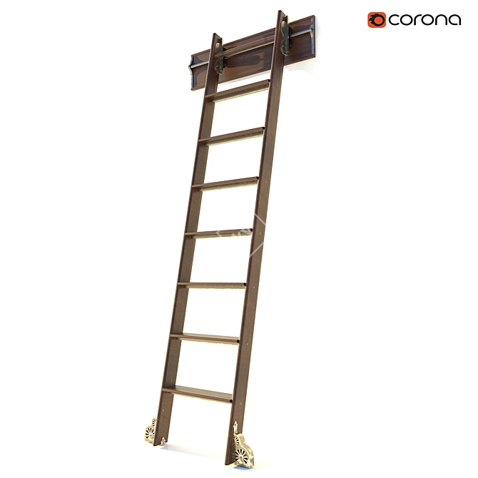 Versatile Folding Ladder 3D model image 16