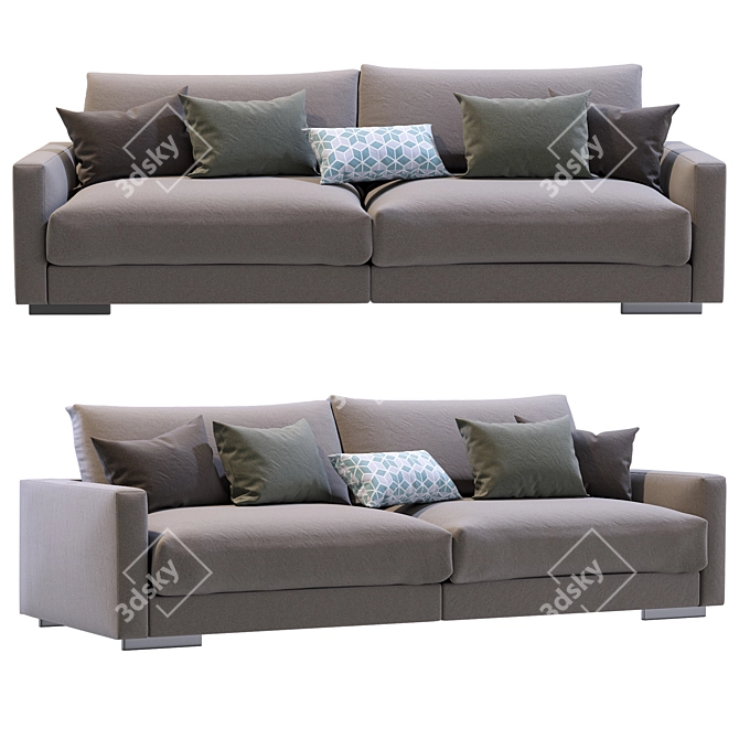 Modern Flexform Magnum Sofa - Timeless Elegance 3D model image 1