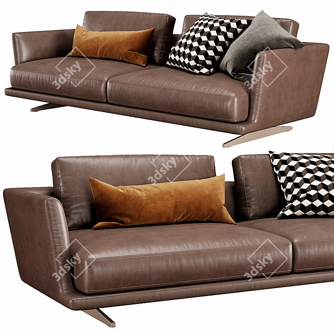 Elegant DITRE ITALIA Royal Sofa 3D model image 4