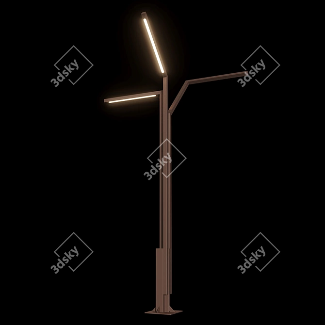 Sleek Palo Alto Outdoor Illumination 3D model image 3