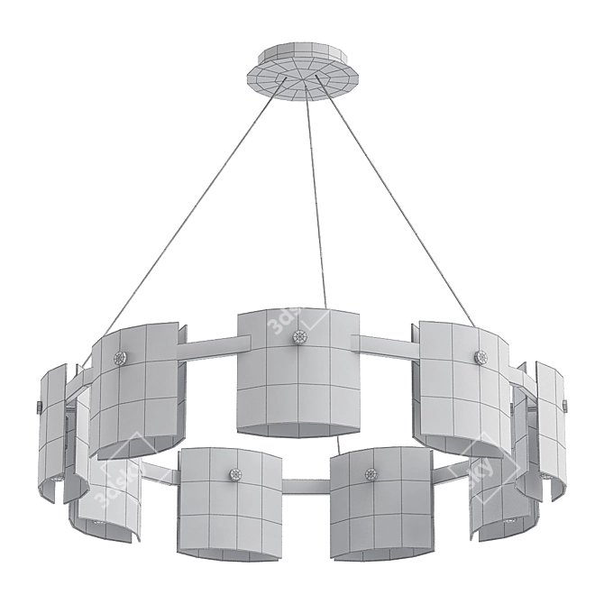 Sleek Design - Janice Pendant Light 3D model image 2