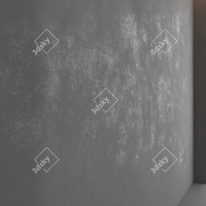 Premium Decorative Plaster Kit 3D model image 2