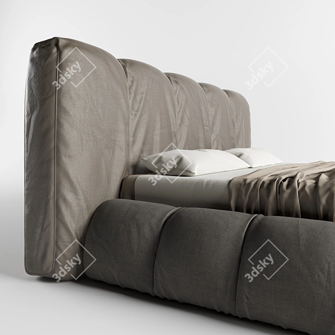 Mobili Double Bed, 200x200 cm 3D model image 2