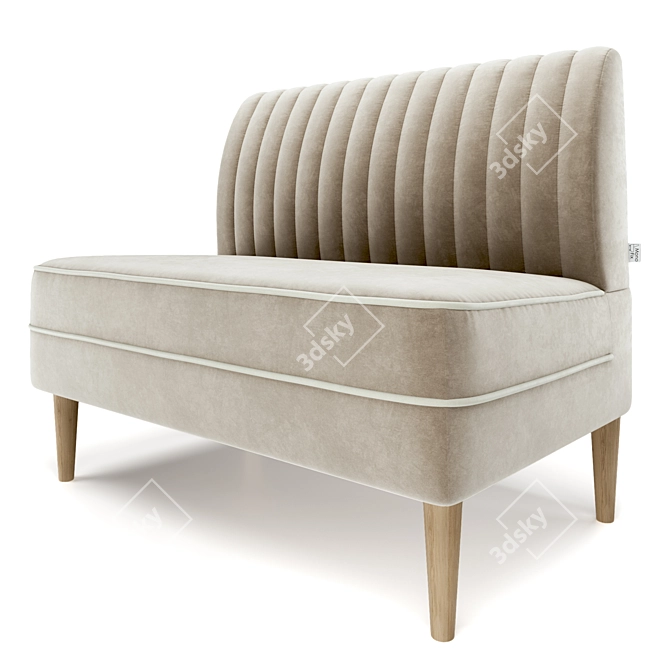 Classic Office Sofa AMMA 3D model image 1