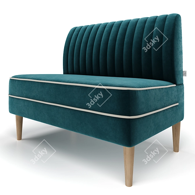 Classic Office Sofa AMMA 3D model image 2