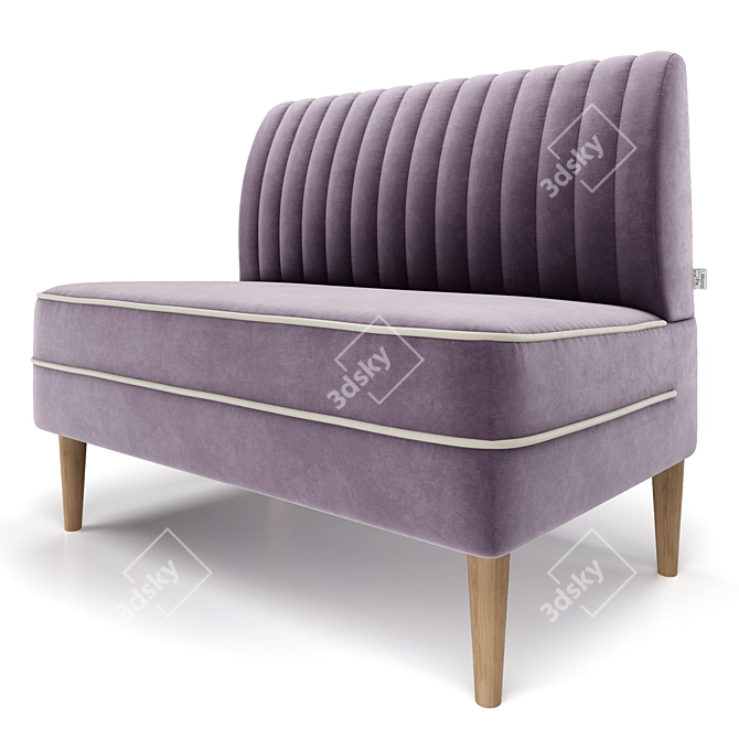 Classic Office Sofa AMMA 3D model image 3