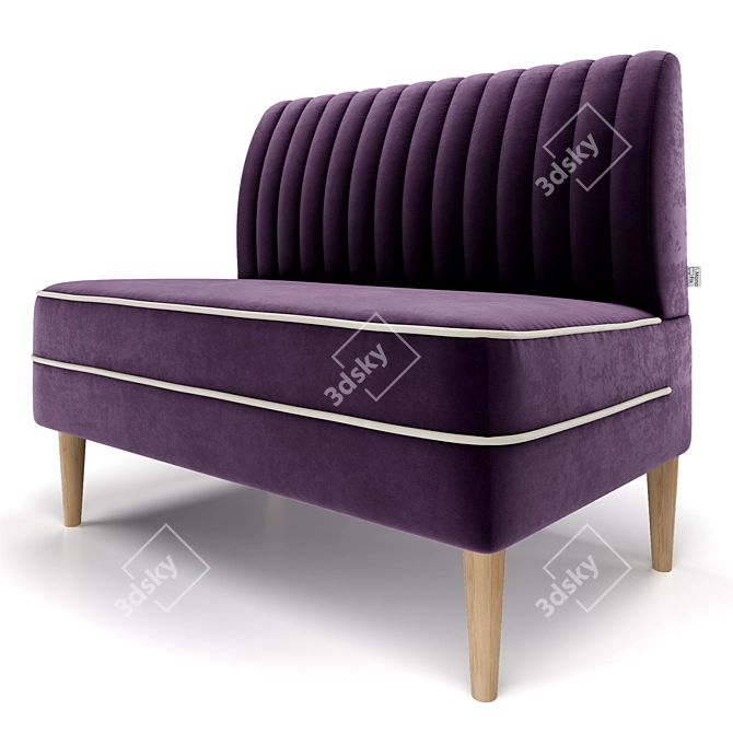 Classic Office Sofa AMMA 3D model image 5