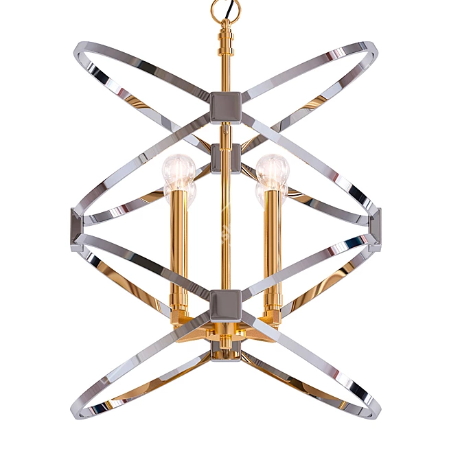 Capital Fire Pendant Light 3D model image 1