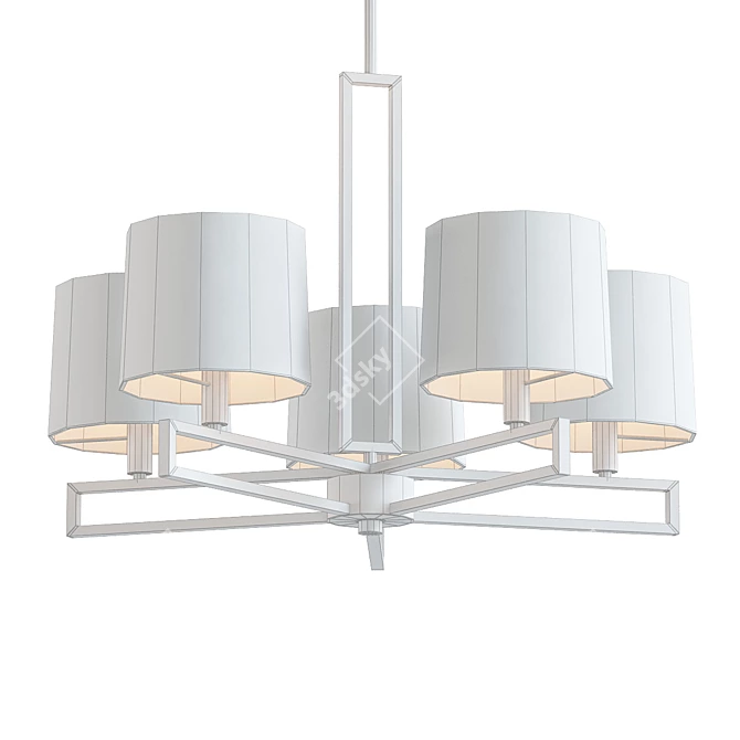 Elegant Safavieh Catena Chandelier 3D model image 2