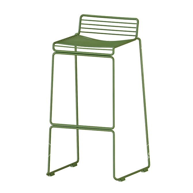 Modern HEE Barstool & Palissade Cone Table 3D model image 2