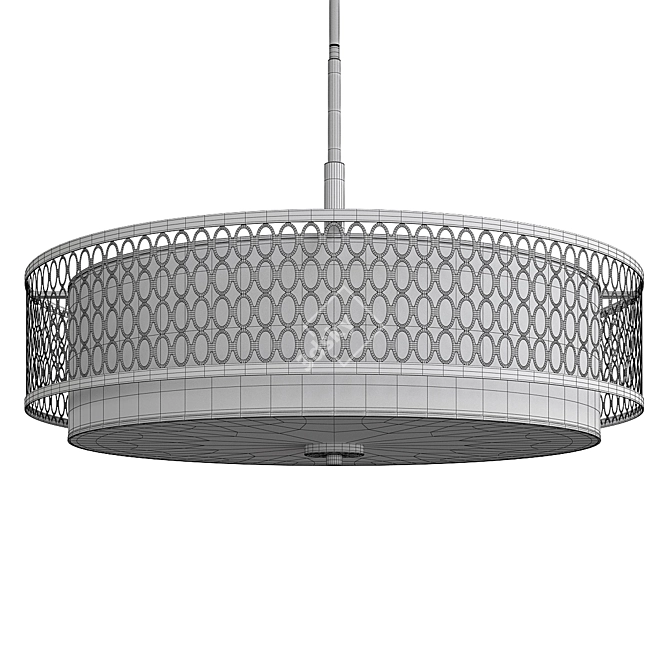 Elegant Jules Pendant Light 3D model image 2