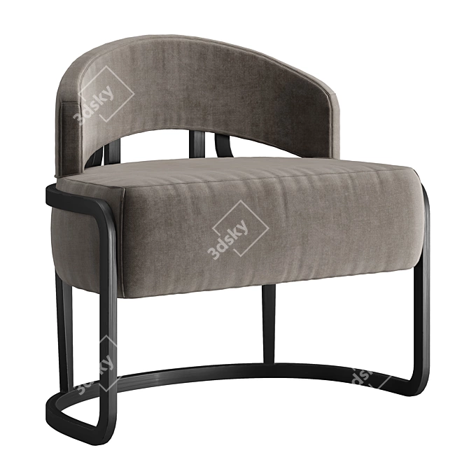 Aurelia Chair: Stylish and Modern Rundsessel 3D model image 1