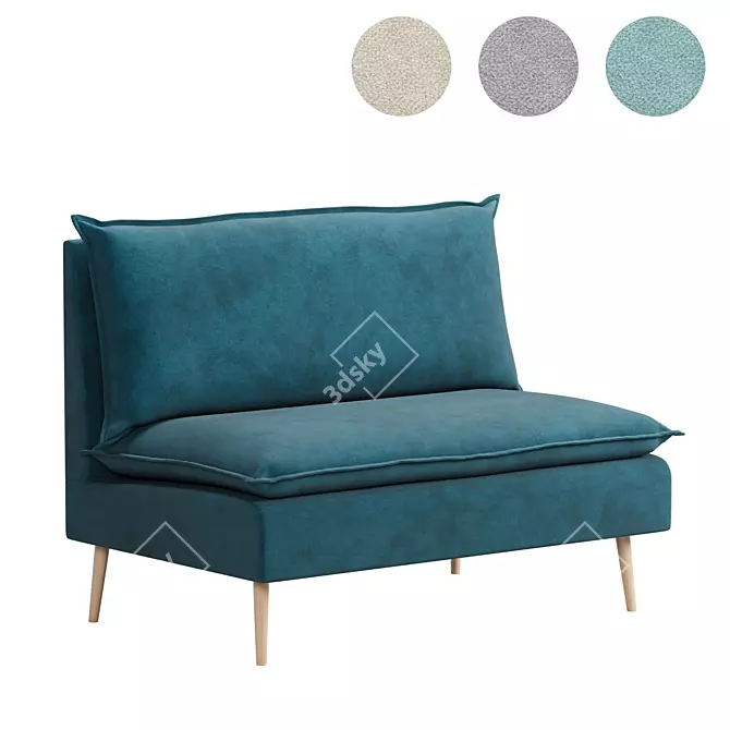 Nodis Happy Sofa - Comfort Meets Style 3D model image 1