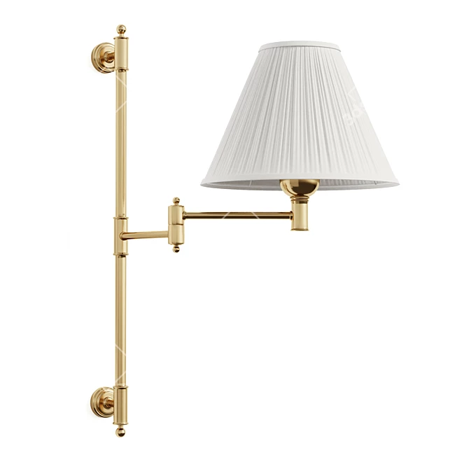 Timeless Elegance Sconce 3D model image 1