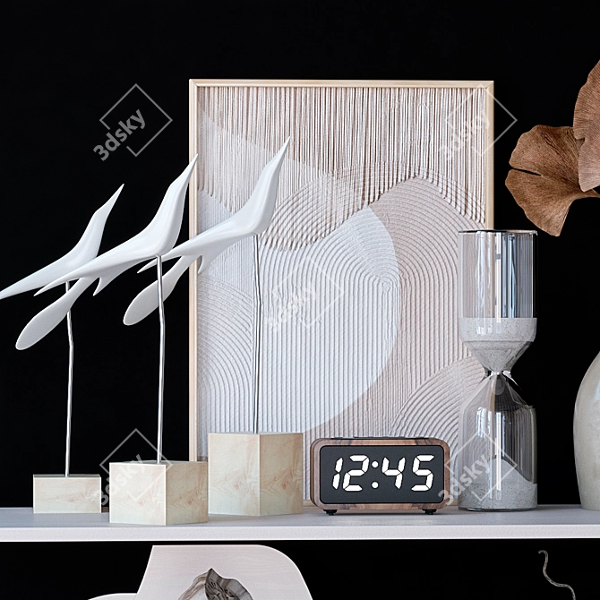 Decorative Shelf Storage 3D model image 4