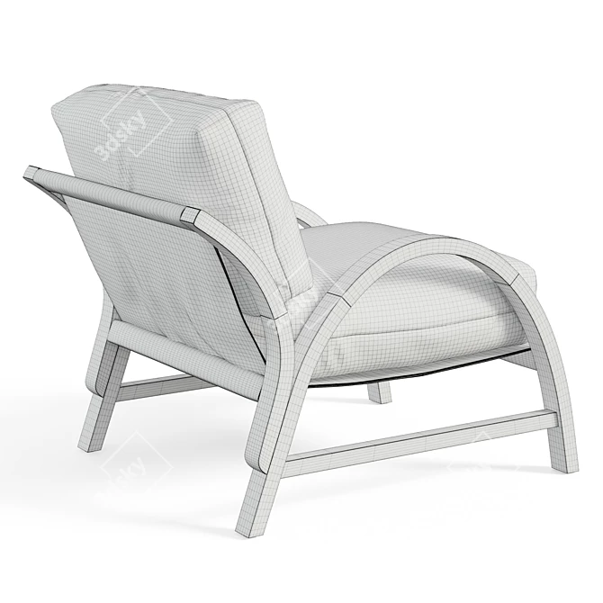 Playful and Trendy Estrada Chair 3D model image 6