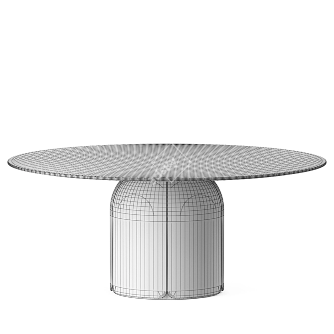 Milla & Milli Bloom Table: Elegant and Versatile 3D model image 4