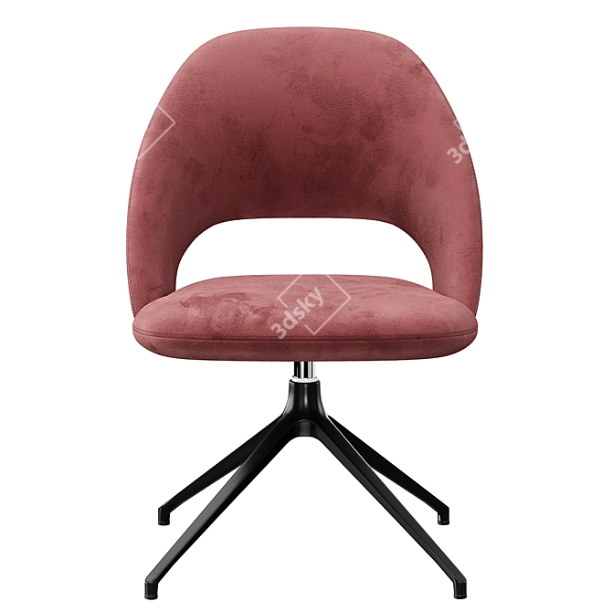 Roma Furman Armchair: Modern Elegance in Compact Design 3D model image 2