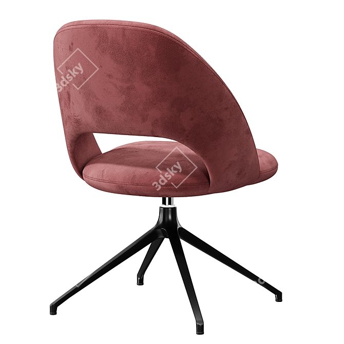 Roma Furman Armchair: Modern Elegance in Compact Design 3D model image 4