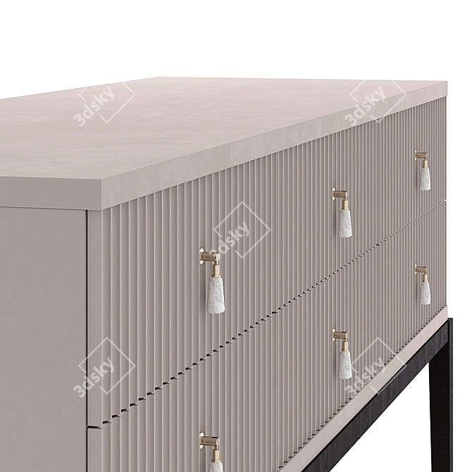 Elegant Nebraska Dresser 3D model image 2