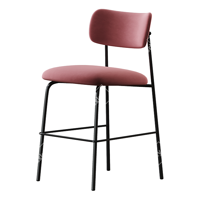 Artifort Aloa Bar Stool - Modern, Stylish, Versatile 3D model image 3