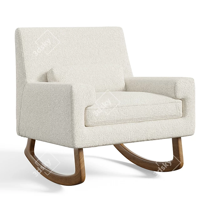 Dreamy Glider Rocking Chair 3D model image 1