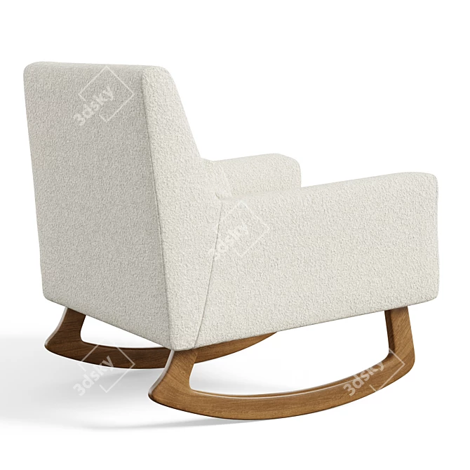 Dreamy Glider Rocking Chair 3D model image 3