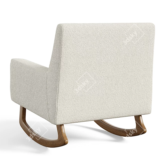 Dreamy Glider Rocking Chair 3D model image 4