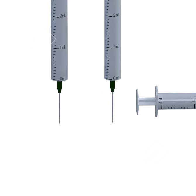 3D Syringe Model Archive - MAX, OBJ, FBX 3D model image 3